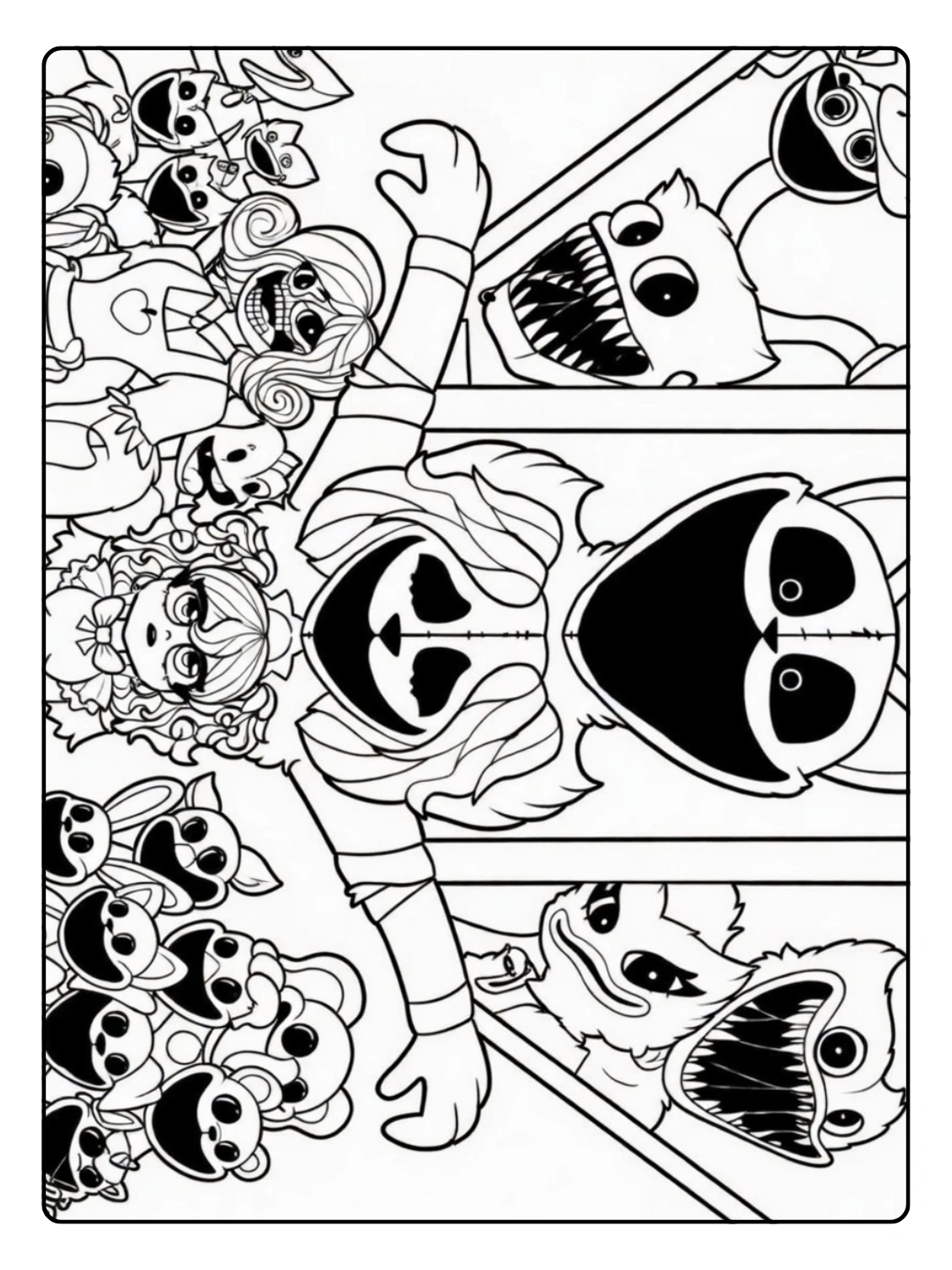 Poppy Playtime da Colorare (8)