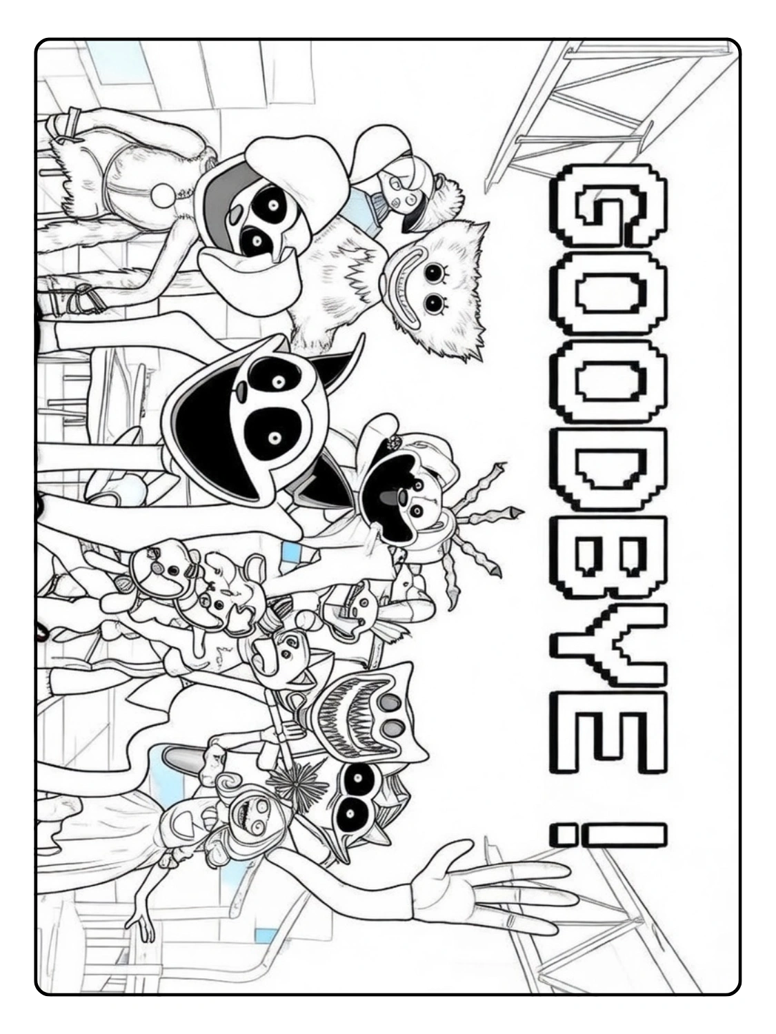 Poppy Playtime da Colorare (9)