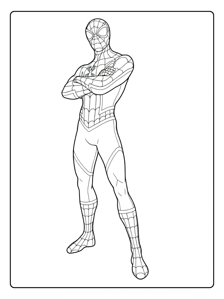 Spider Man da Colorare (10)