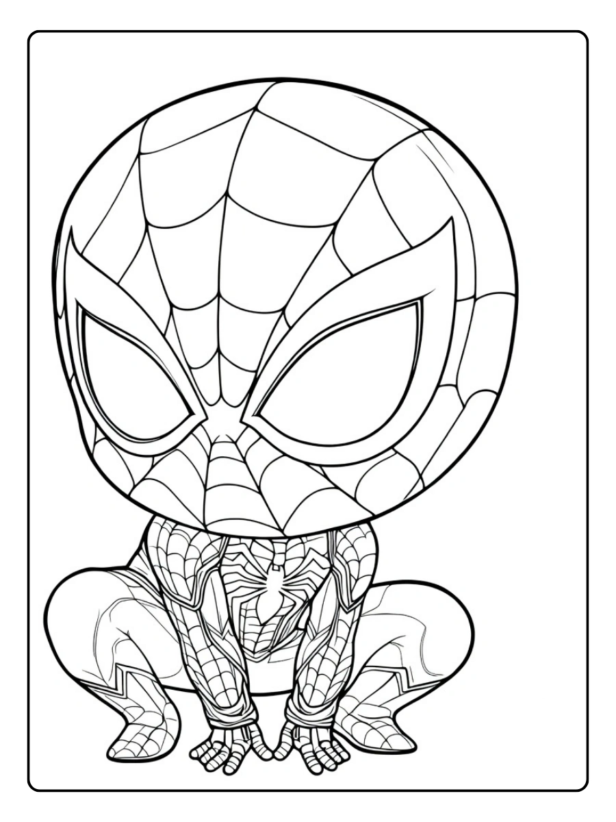 Spider Man da Colorare (11)