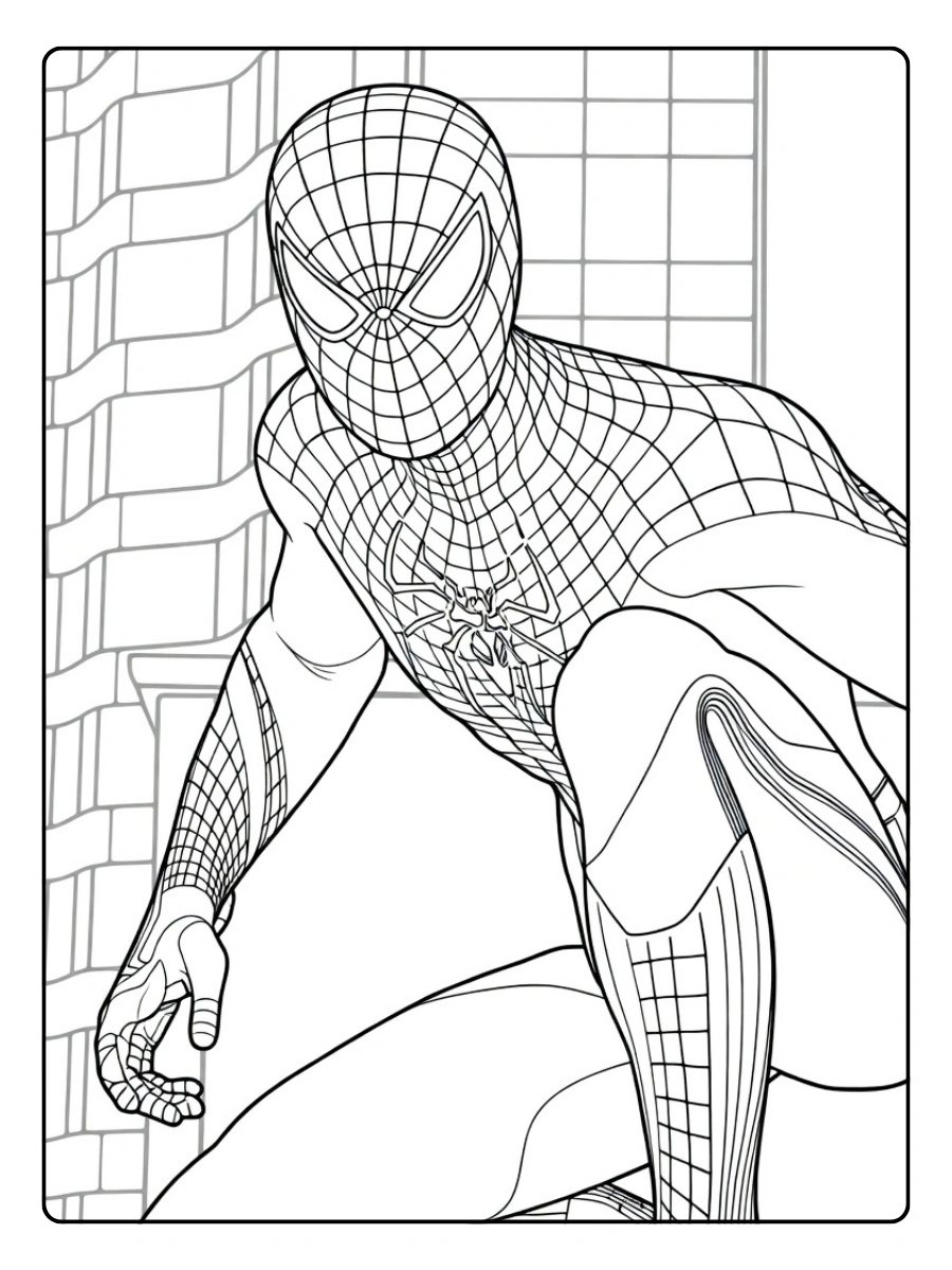 Spider Man da Colorare (12)