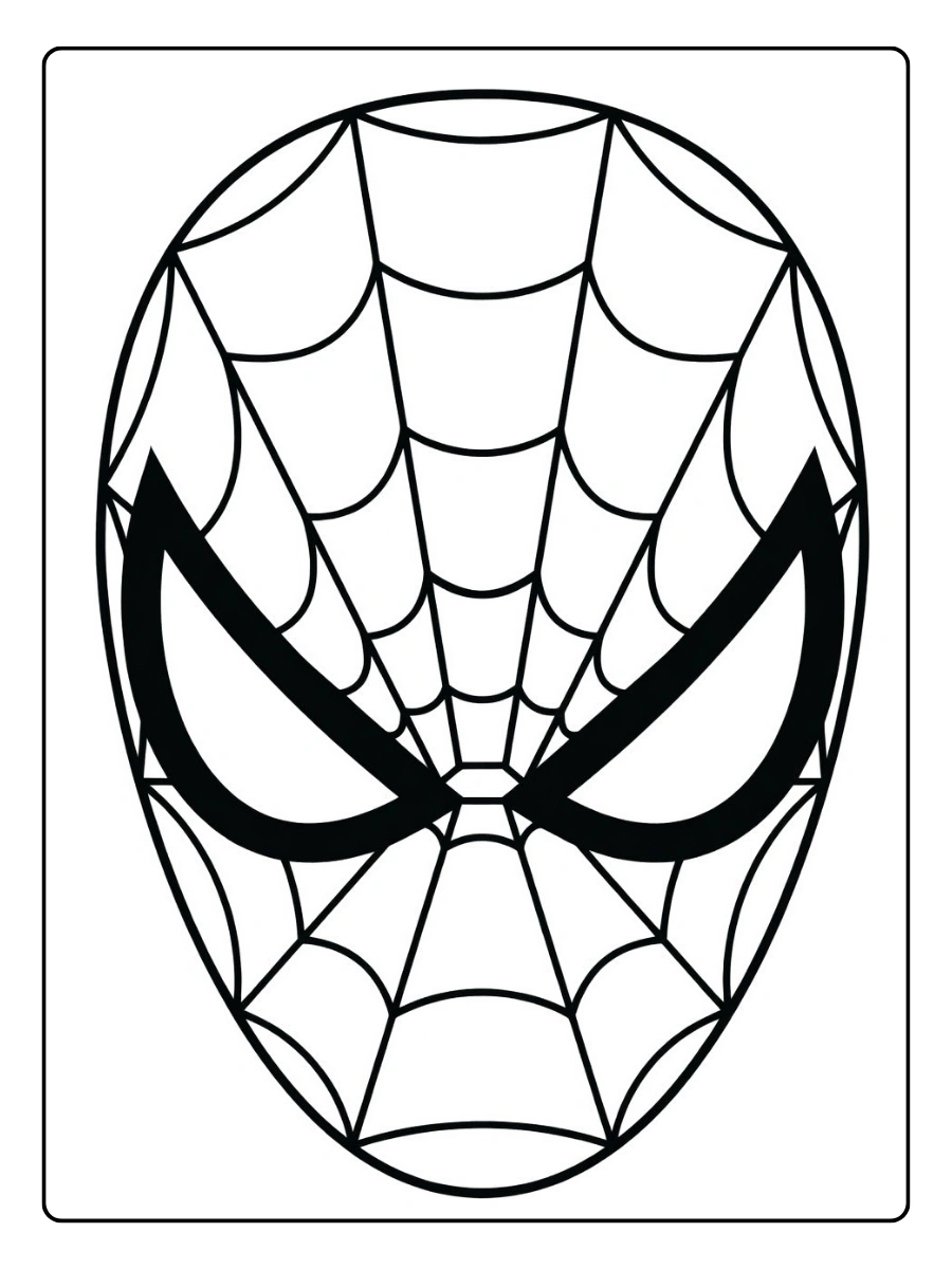 Spider Man da Colorare (2)