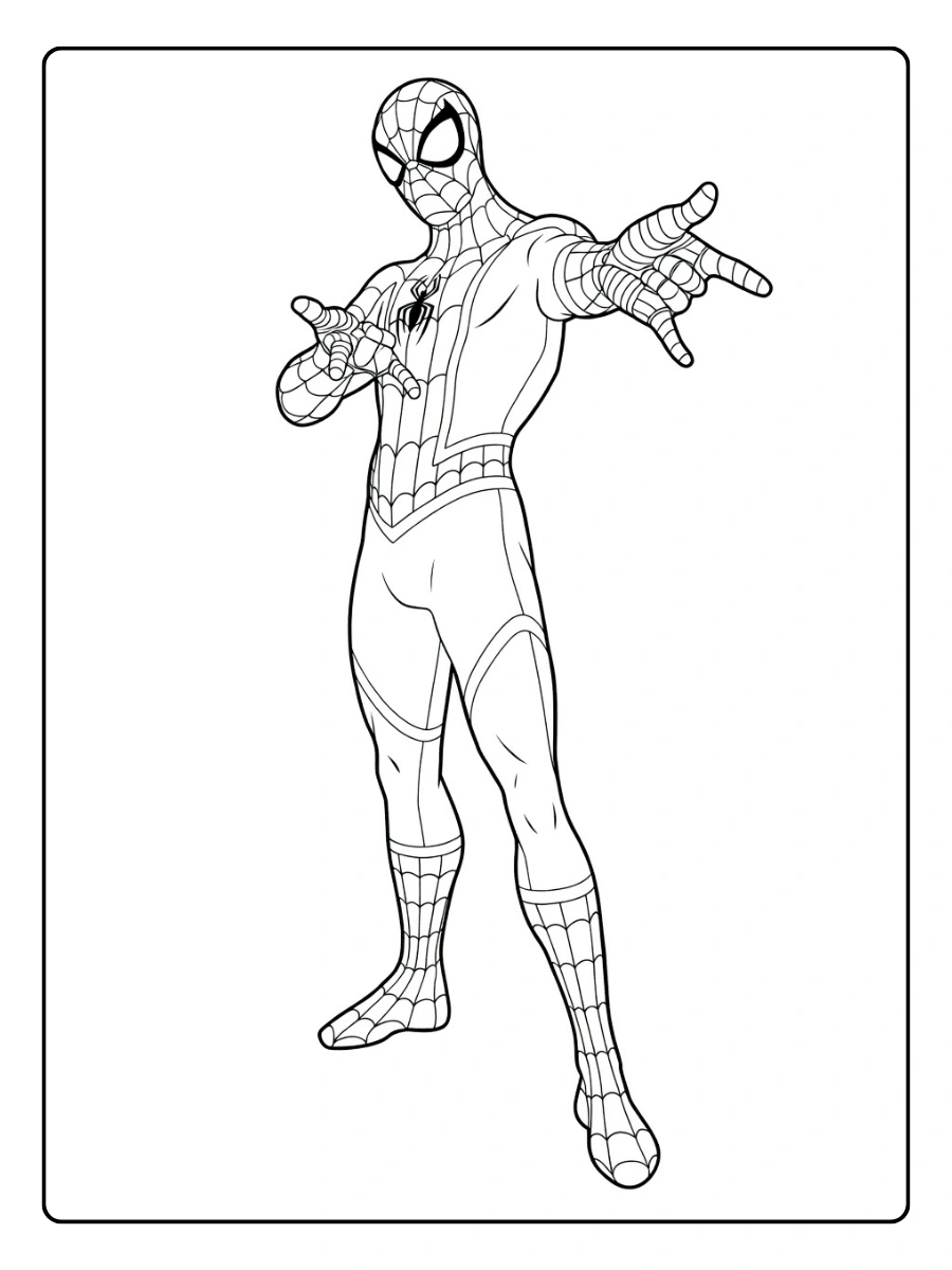 Spider Man da Colorare (5)