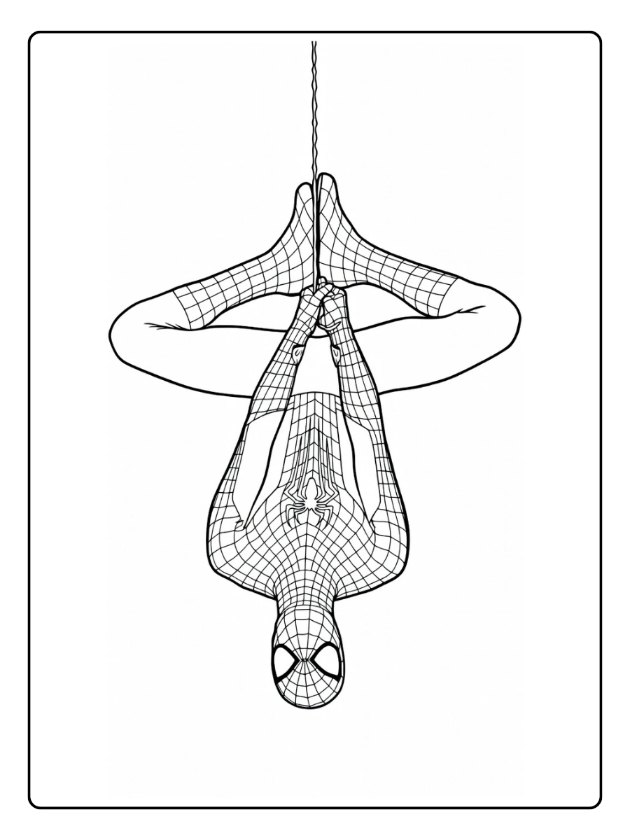 Spider Man da Colorare (7)
