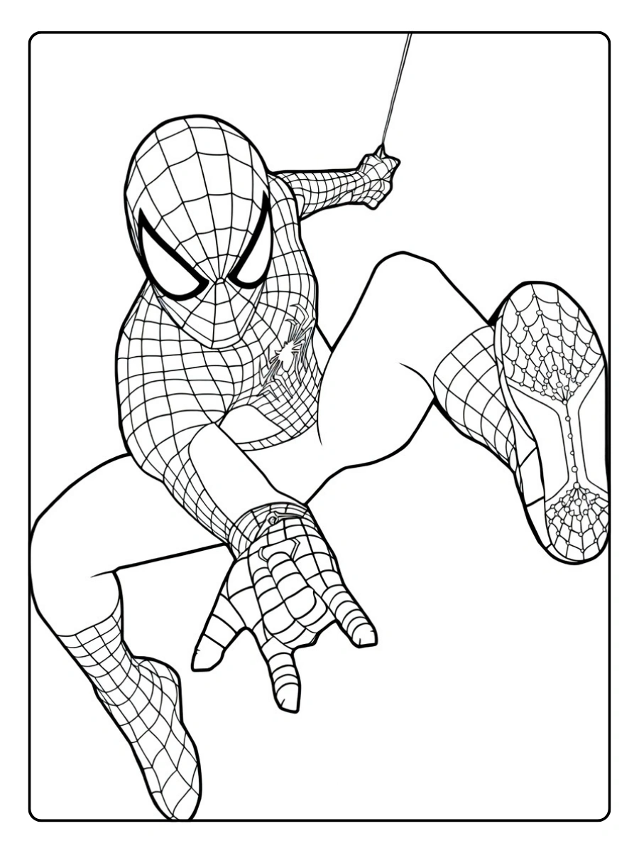 Spider Man da Colorare (8)