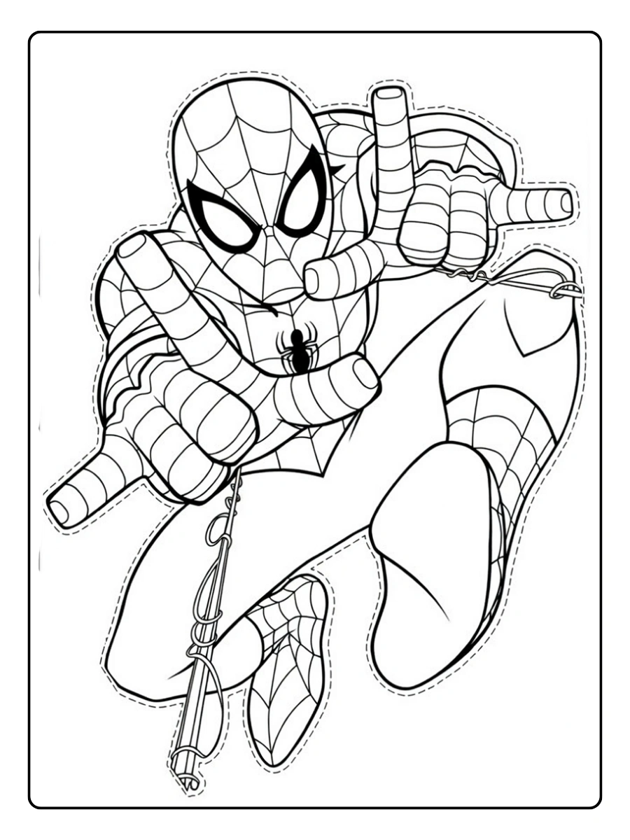 Spider Man da Colorare (9)