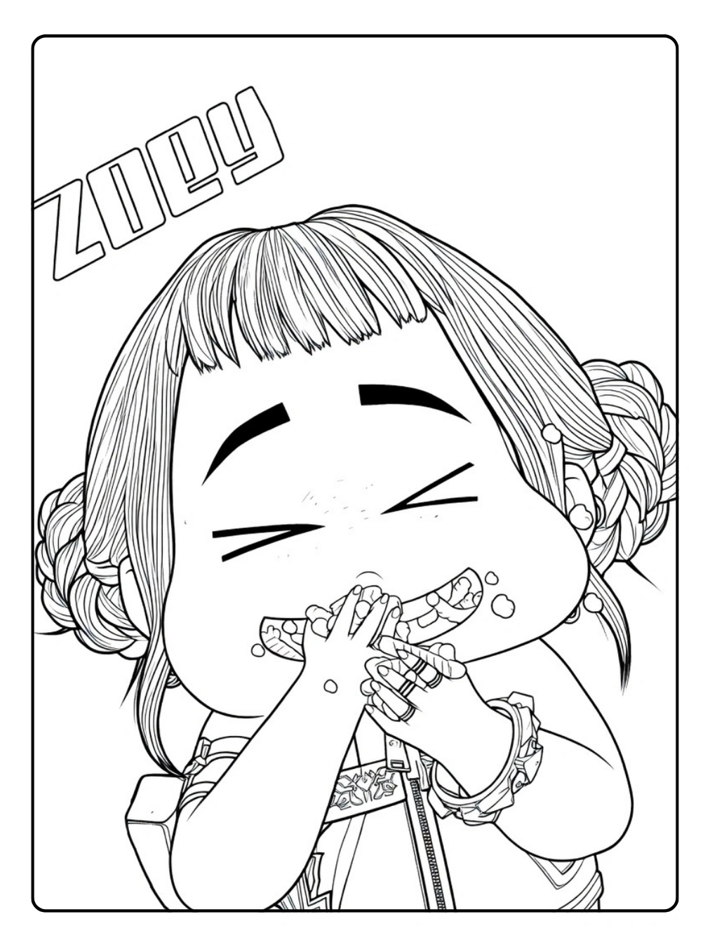 Zoey da Colorare (12)