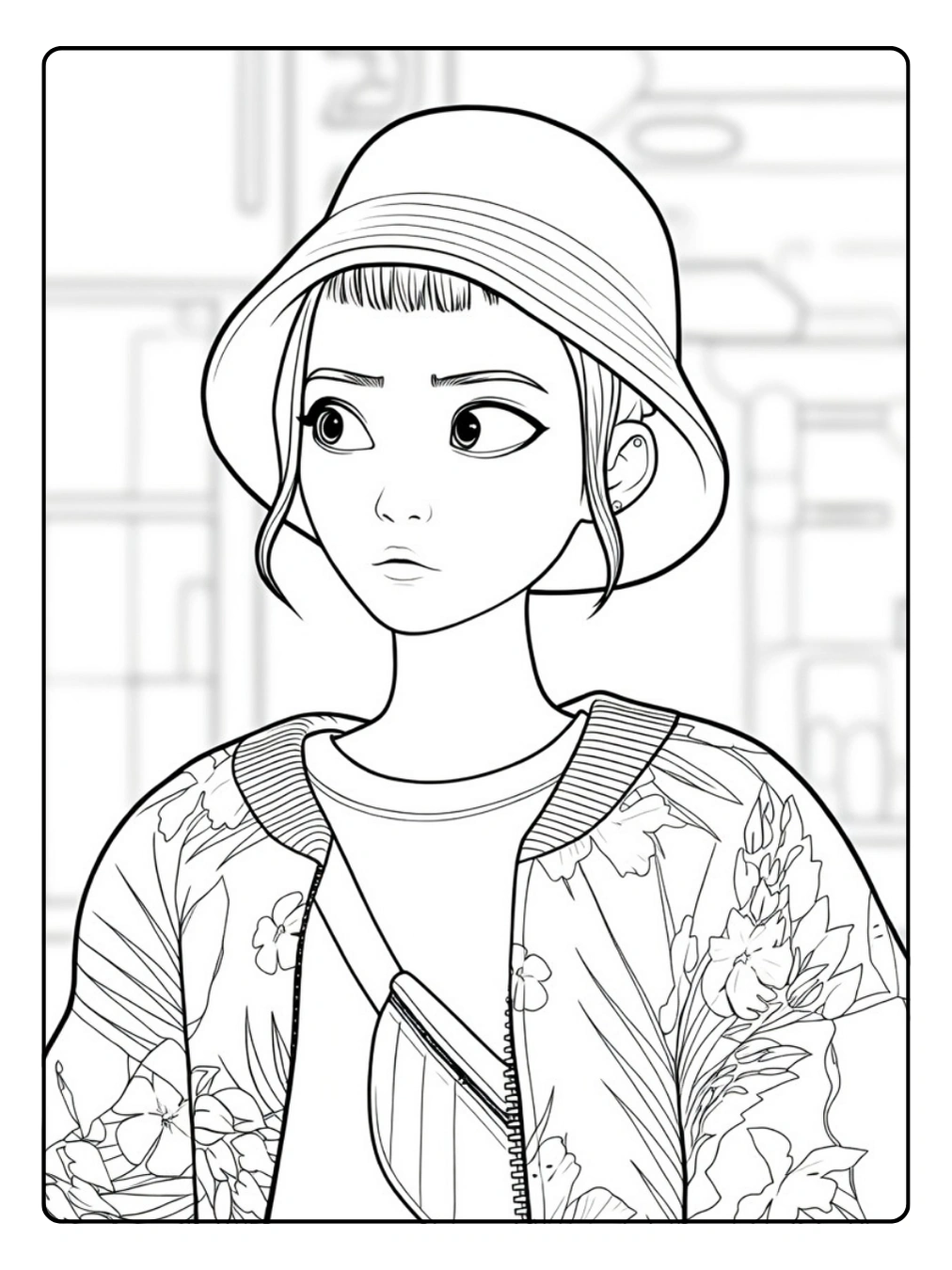 Zoey da Colorare (2)