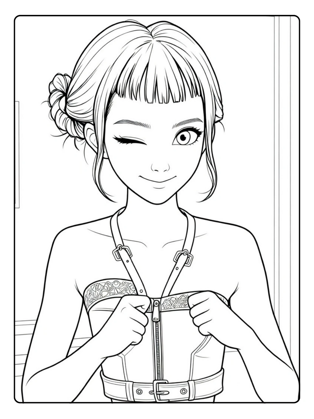 Zoey da Colorare (5)