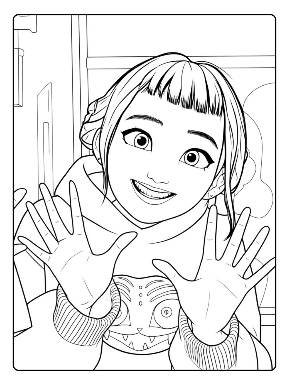 Zoey da Colorare (7)